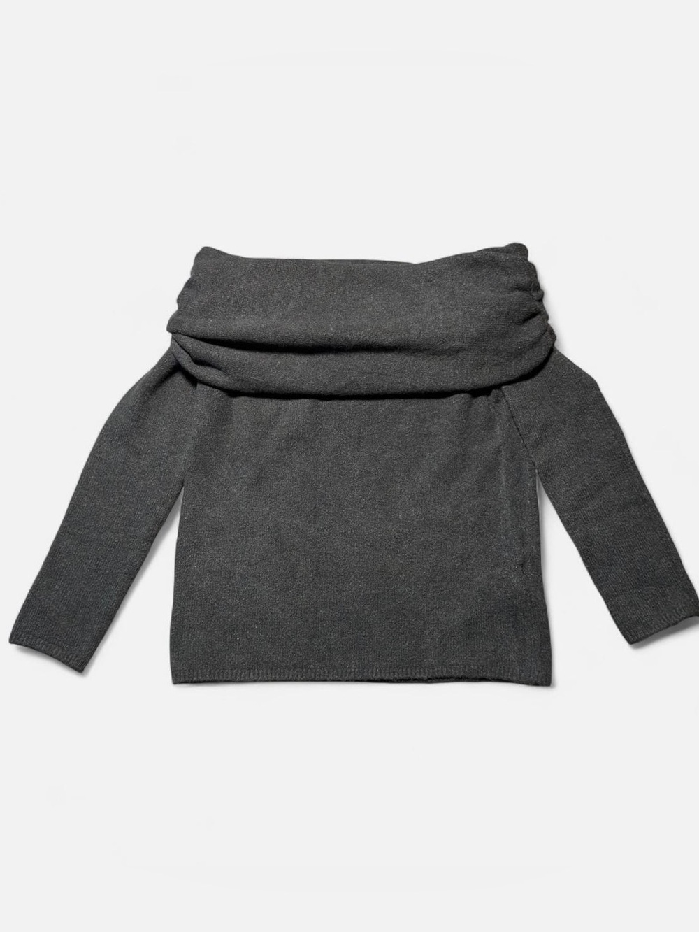 NEW Abercrombie & Fitch black Off The Shoulder Sweater